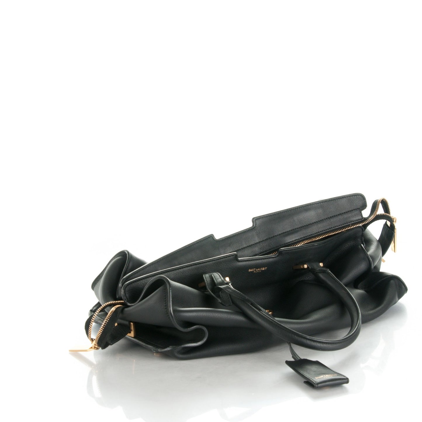 Calfskin Medium Classic Y Cabas Black