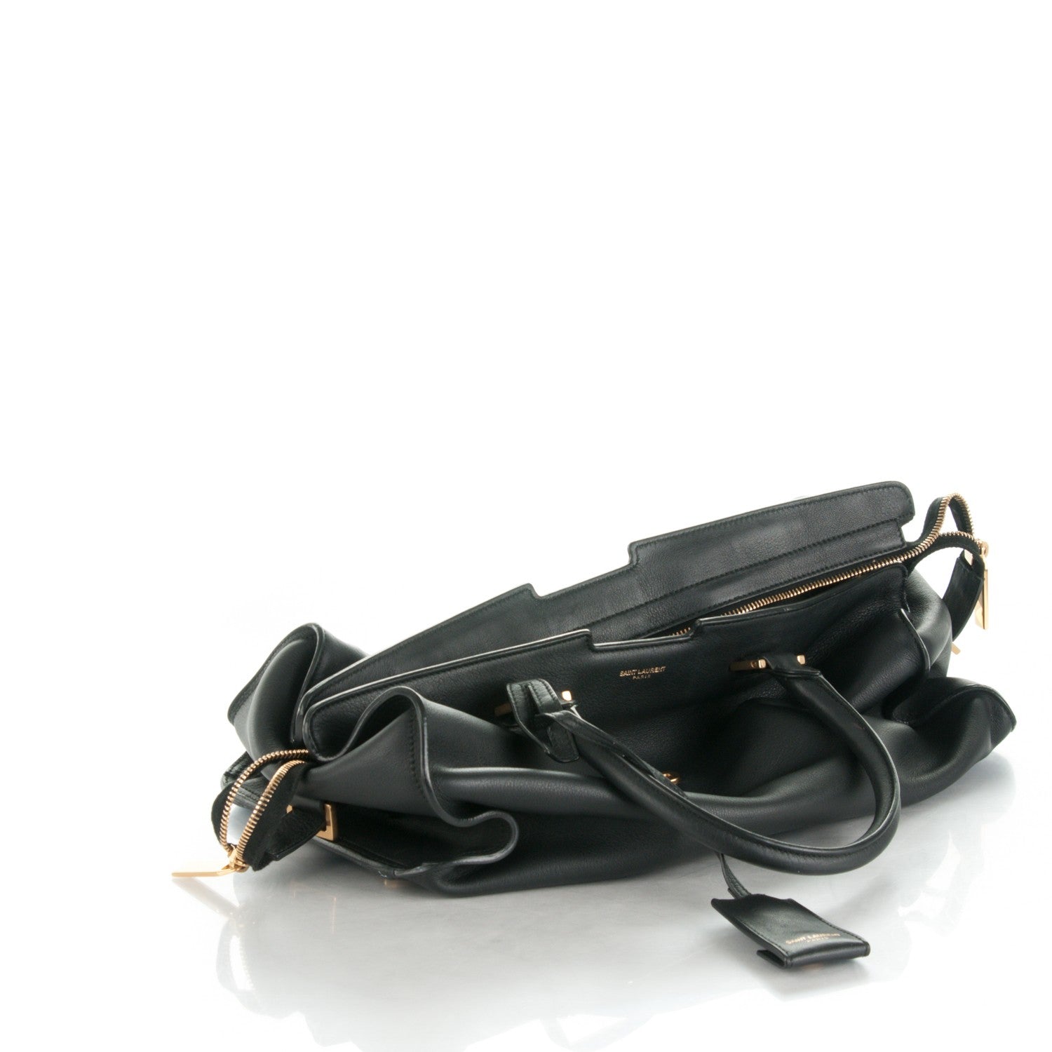 Saint Laurent Calfskin Medium Classic Y Cabas Black 7 of 7