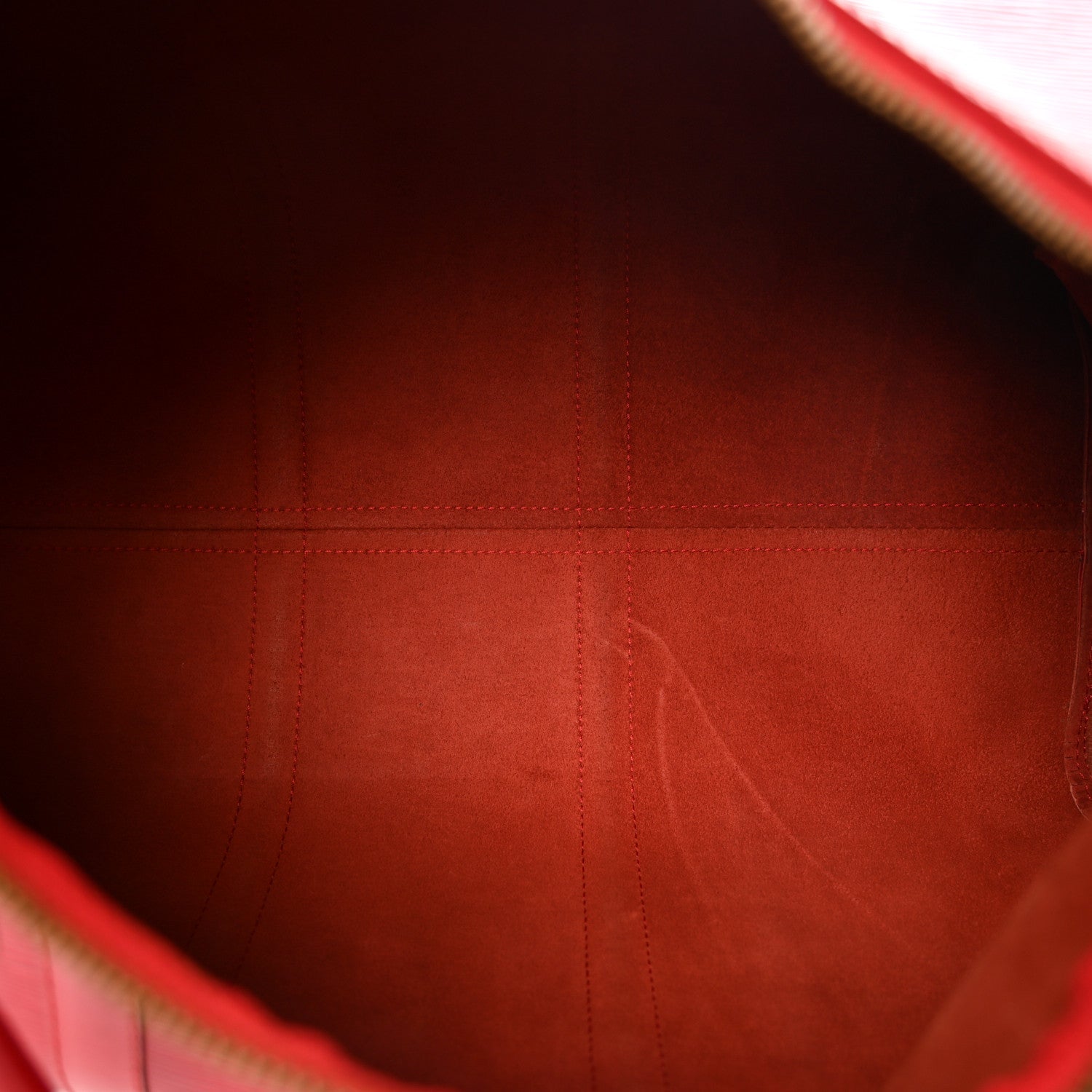 Louis Vuitton Epi Keepall 50 Castillan Red 4 of 14
