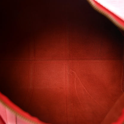 Louis Vuitton Epi Keepall 50 Castillan Red 4 of 14
