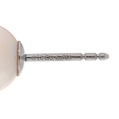 Tiffany 18K White Gold Akoya Pearl 7.5-8mm Earrings 4 of 5