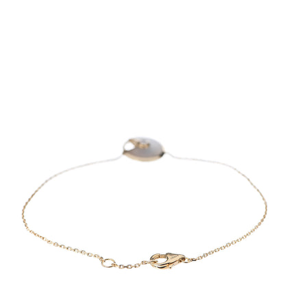 Cartier 18K Yellow Gold Diamond Mother of Pearl Amulette de Cartier Bracelet 2 of 6