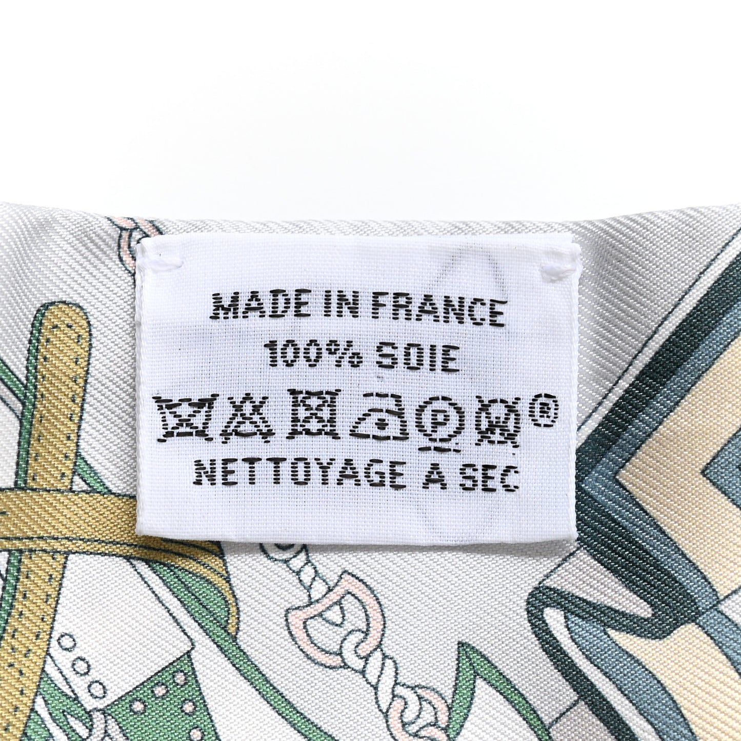 Silk Cliquetis Twilly Ciel White Menthol
