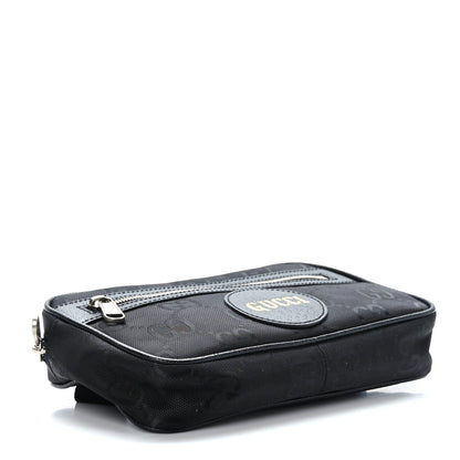 Gucci Econyl Nylon Monogram Off The Grid Belt Bag Black 5 of 10