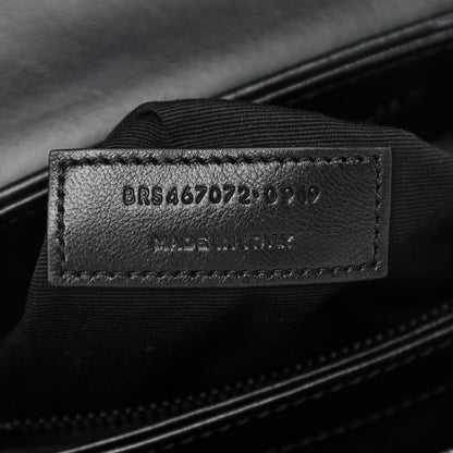 Saint Laurent Calfskin Y Quilted Monogram Toy Loulou Crossbody Bag Black 8 of 11
