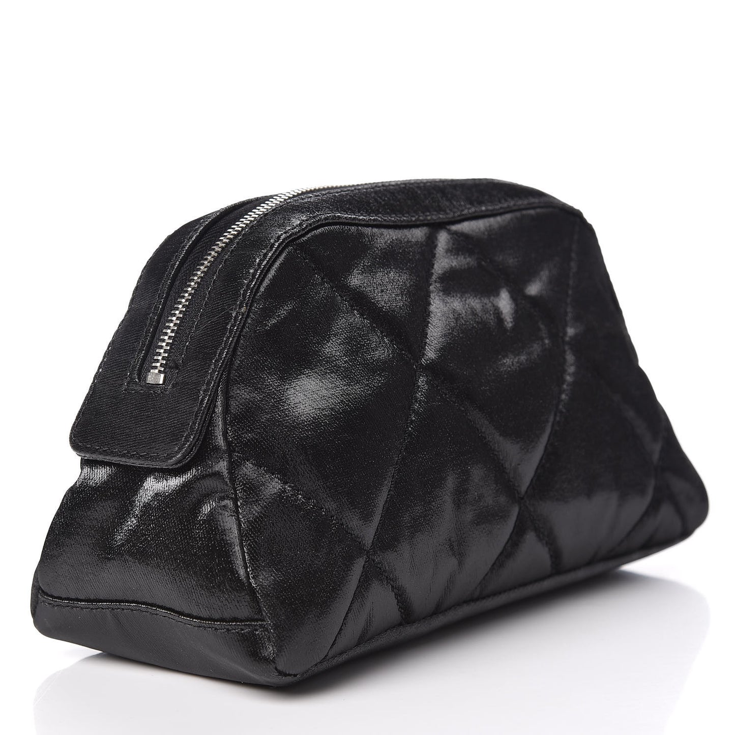 Coated Canvas Biarritz Cosmetic Cosmetic Case Black