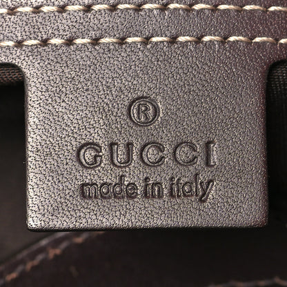 Gucci GG Supreme Monogram Medium Zippered Shopping Tote Dark Brown 5 of 9