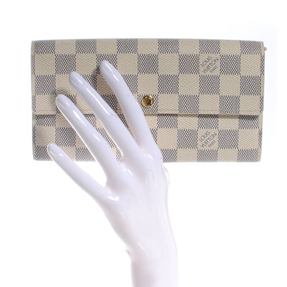 Louis Vuitton Damier Azur Sarah Wallet 2 of 7