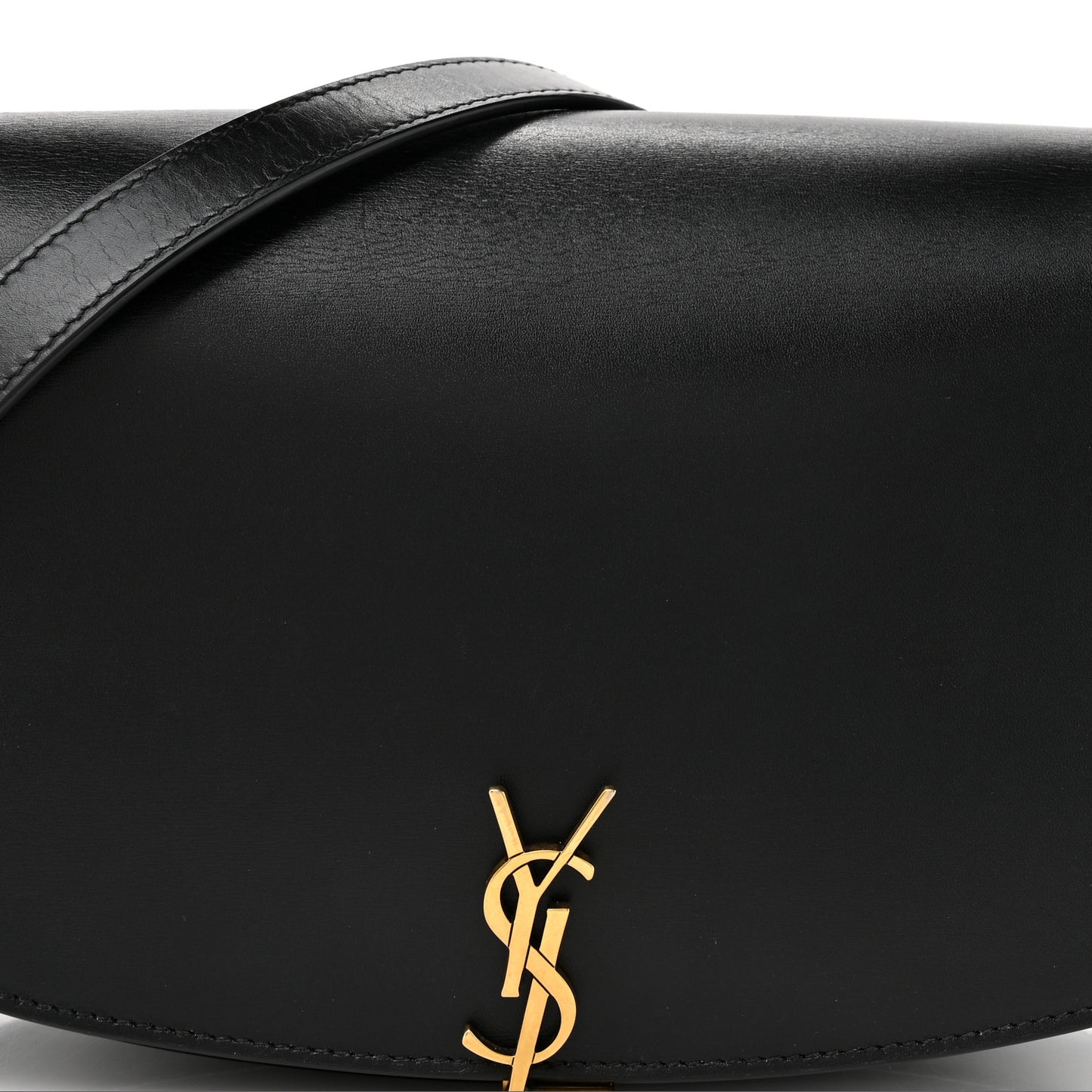 Box Calfskin Voltaire Top Handle Crossbody Bag Black