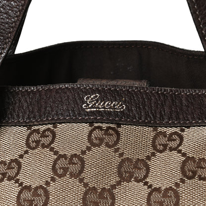 Gucci Monogram Medium Abbey Convertible Tote Dark Brown 7 of 10