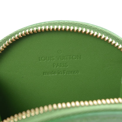 Louis Vuitton Vernis Roses Chapeau Coin Purse Vert Tonic 6 of 7