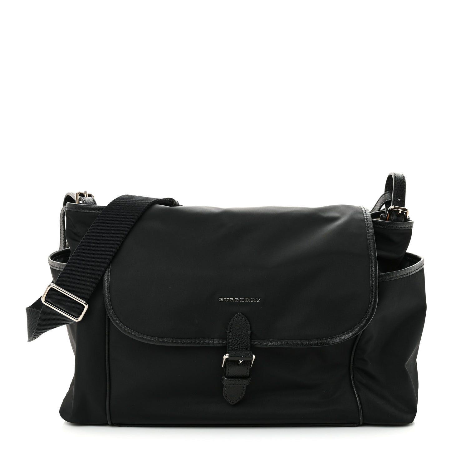 Nylon Diaper Bag Black