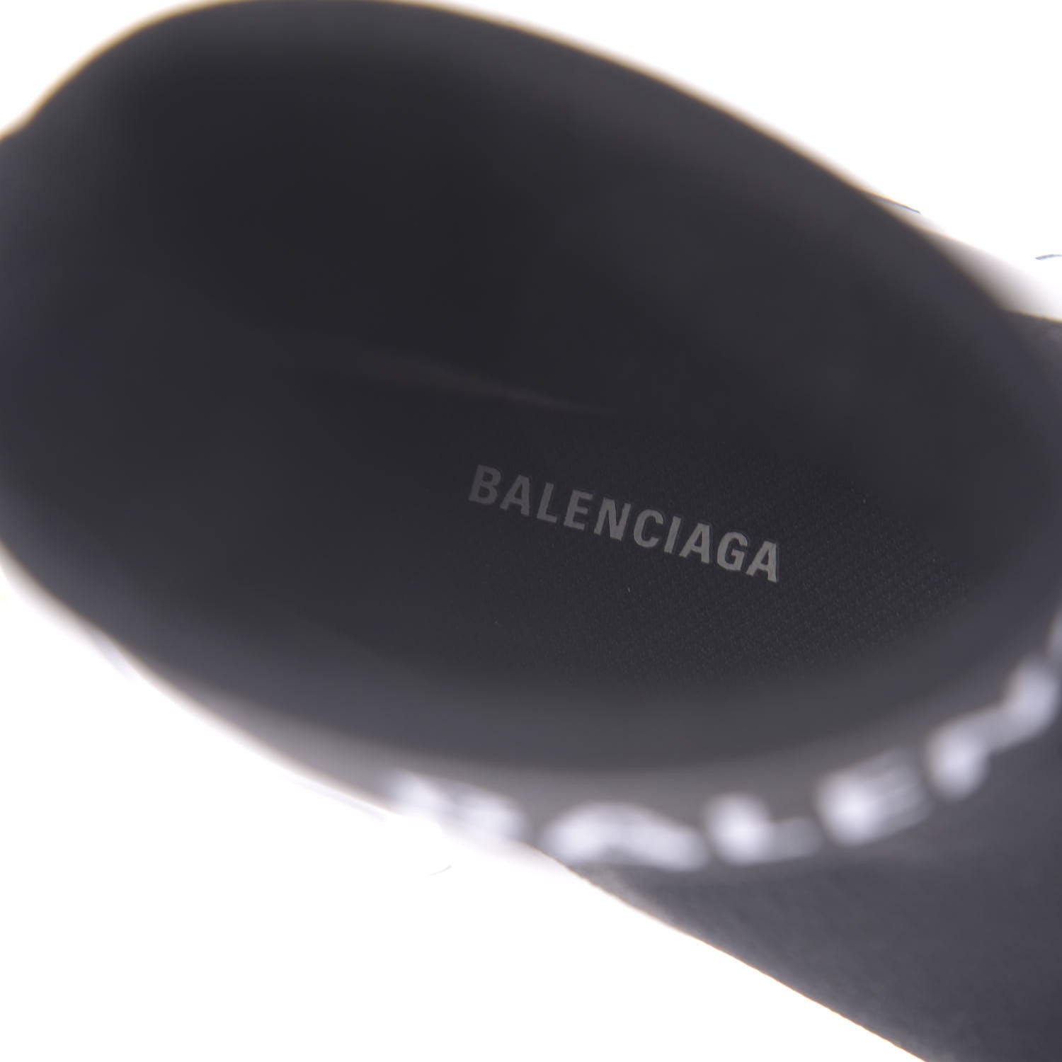 Balenciaga Neoprene Knit Mens Speed Cuffed Sneakers 39 Black White Yellow Fluo 8 of 10