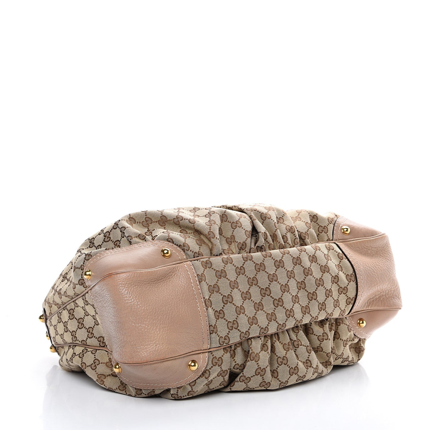 Monogram Large Jockey Hobo Beige