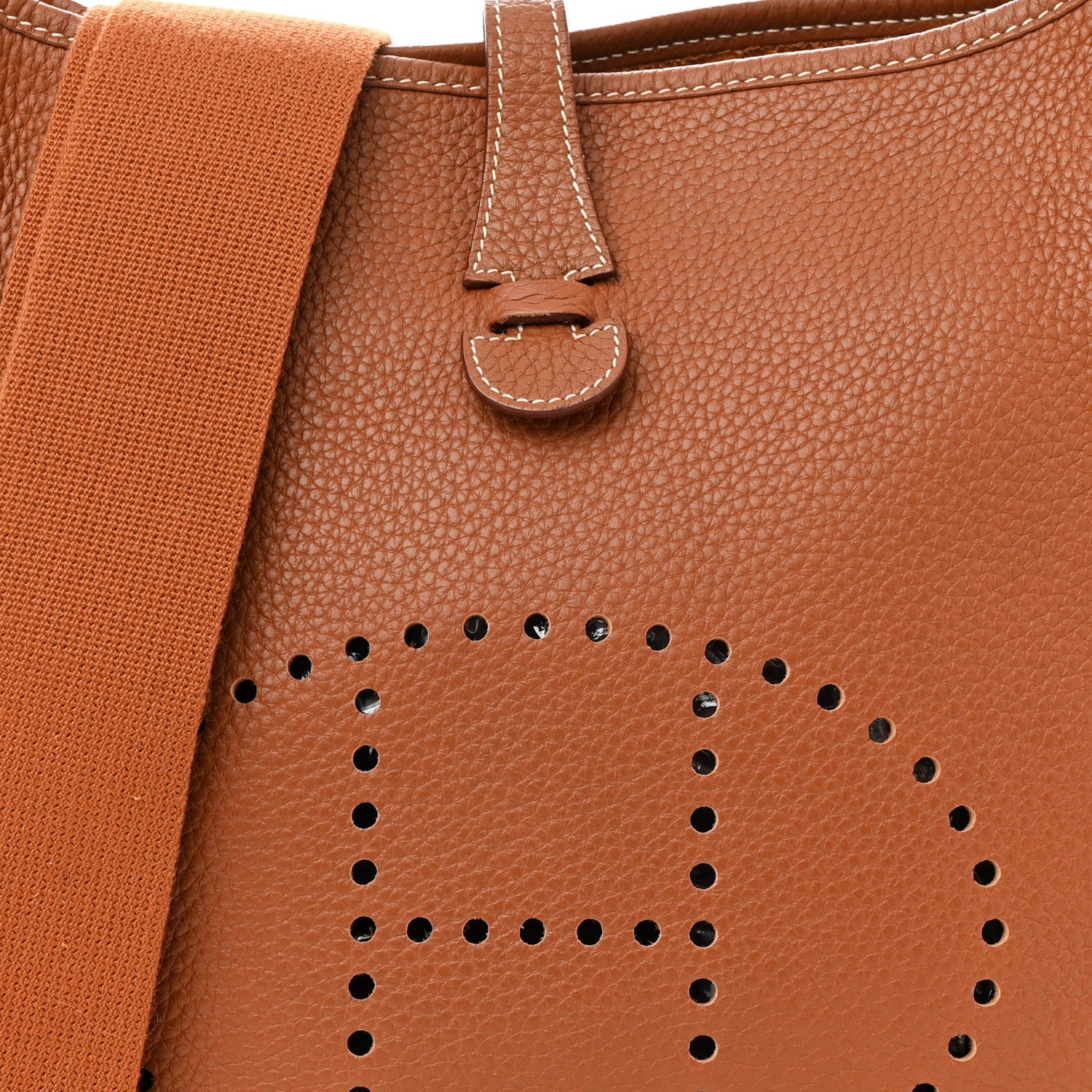 Hermes Taurillon Clemence Evelyne III PM Gold 8 of 14