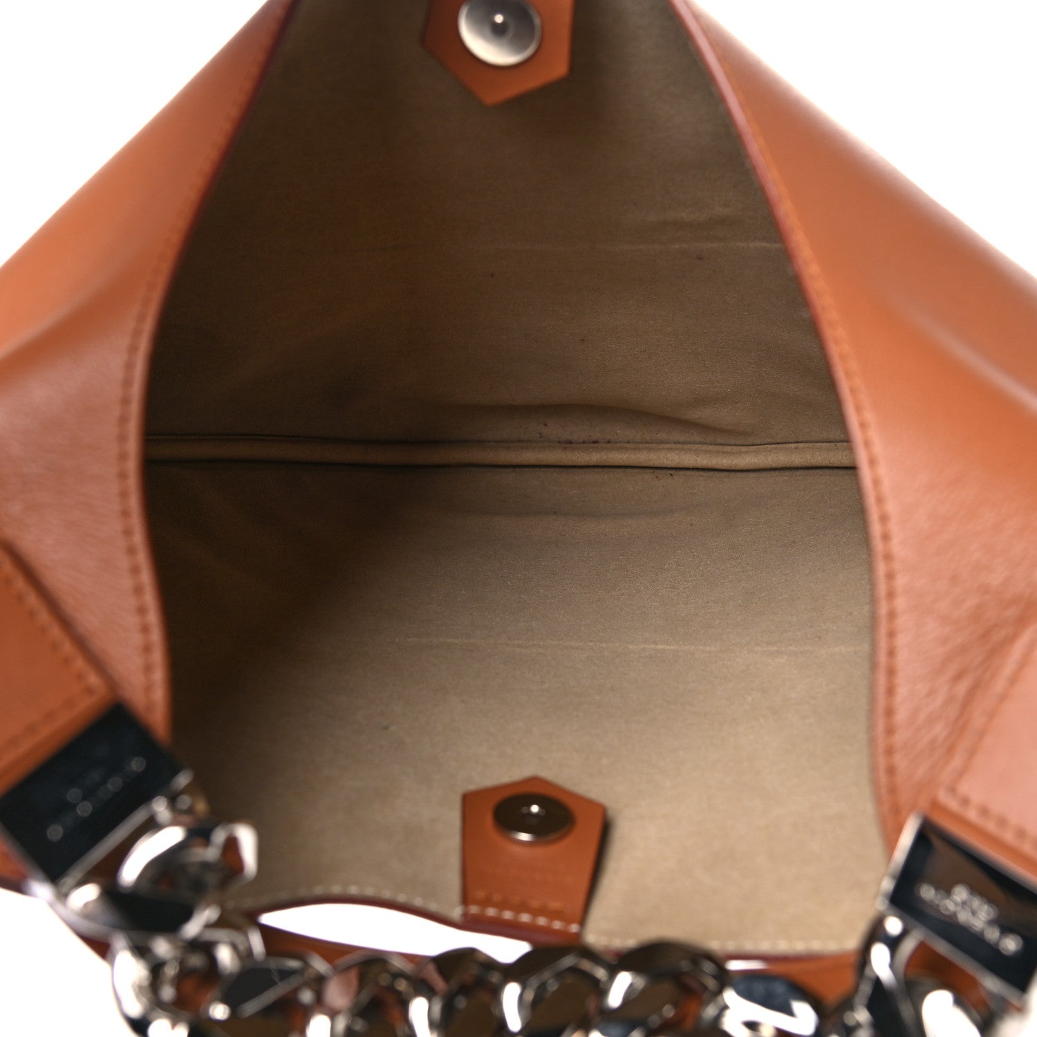 Givenchy Calfskin Small Infinity Hobo Bag Brown 7 of 14