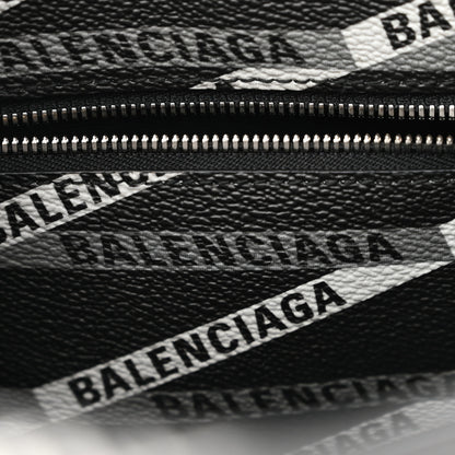 Balenciaga Coated Canvas Losange Monogram XXS Tote Black Grey 6 of 8