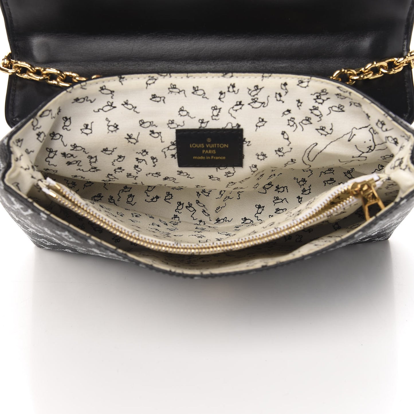 Epi Catogram Cat Bag Orange Black