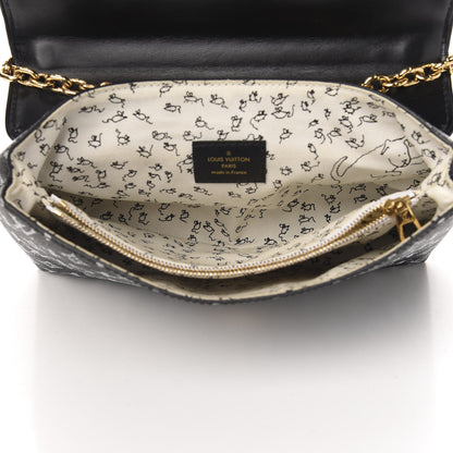 Louis Vuitton Epi Catogram Cat Bag Orange Black 5 of 10