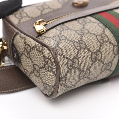 Gucci GG Supreme Monogram Web Small Ophidia Belt Bag 75 30 Dark Brown 7 of 9