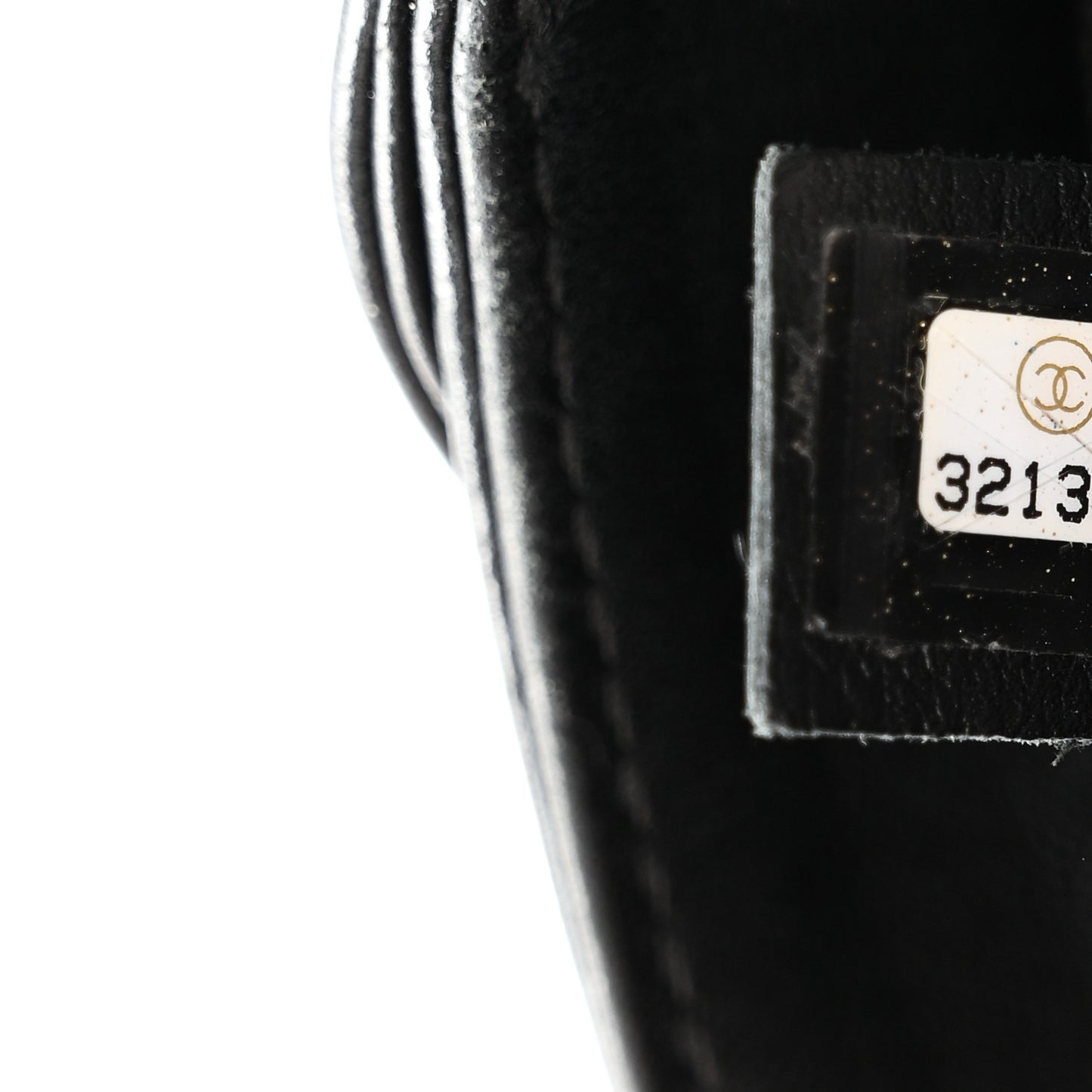 Calfskin Quilted CC Uniform Flap Belt Bag Black
