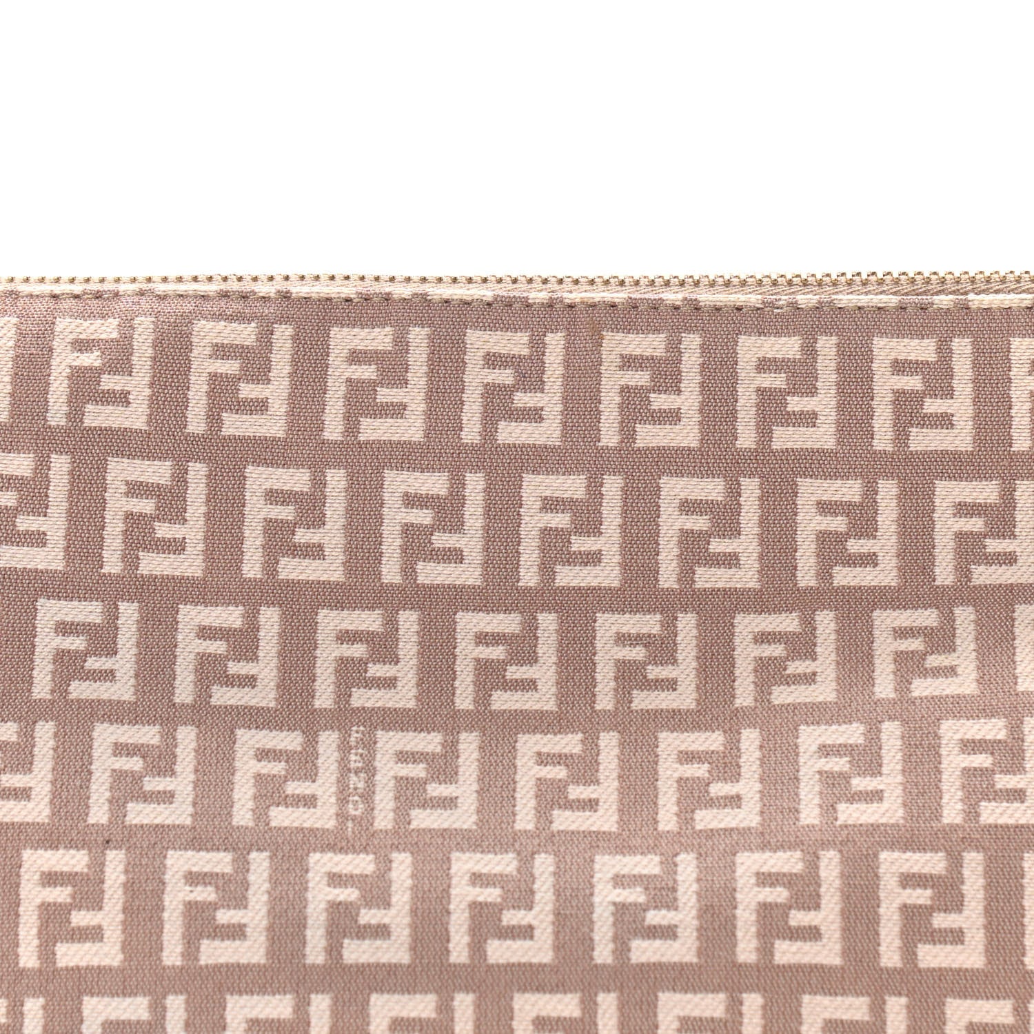 Fendi Zucchino Vitello Small Shoulder Bag Cipria Teint Cipria 7 of 11