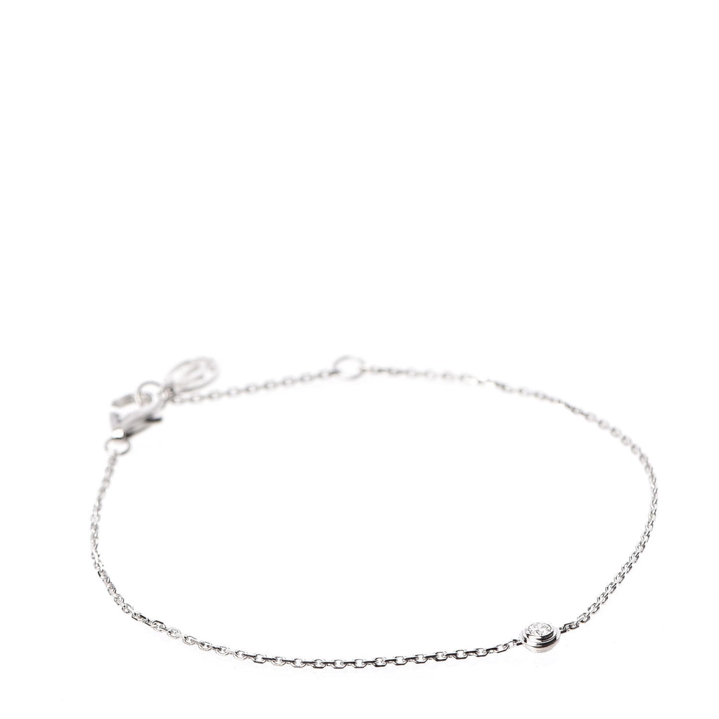 18K White Gold Diamond XS D'Amour Bracelet