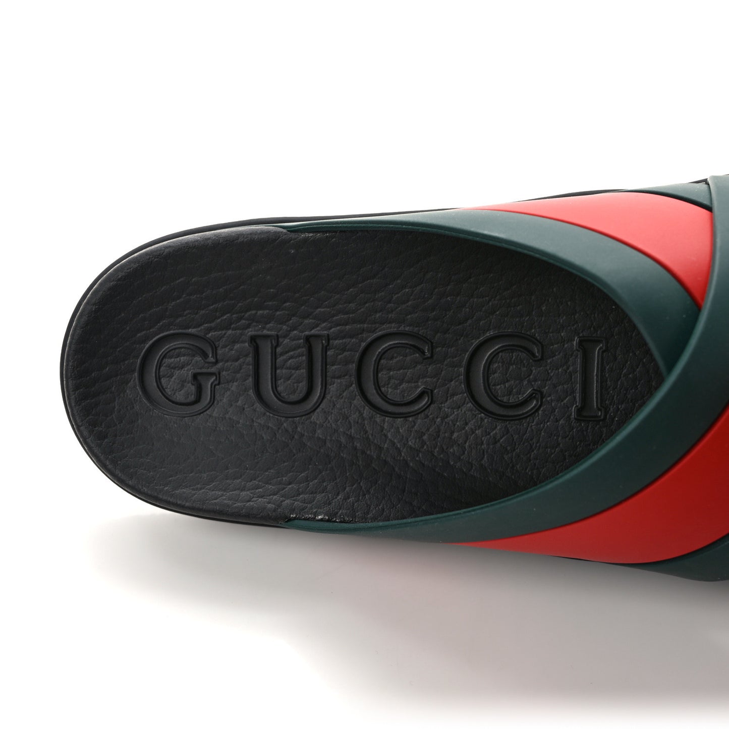 Rubber Web Mens Criss Cross Slide Sandals 9 Green Red