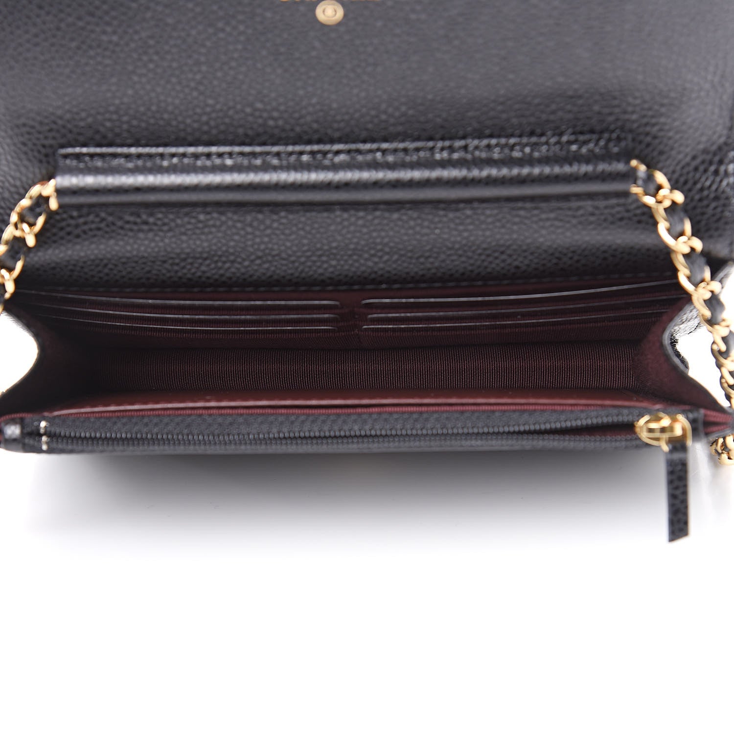 Chanel Caviar Quilted Wallet On Chain WOC Black 5 of 11