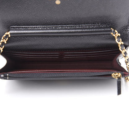 Chanel Caviar Quilted Wallet On Chain WOC Black 5 of 11