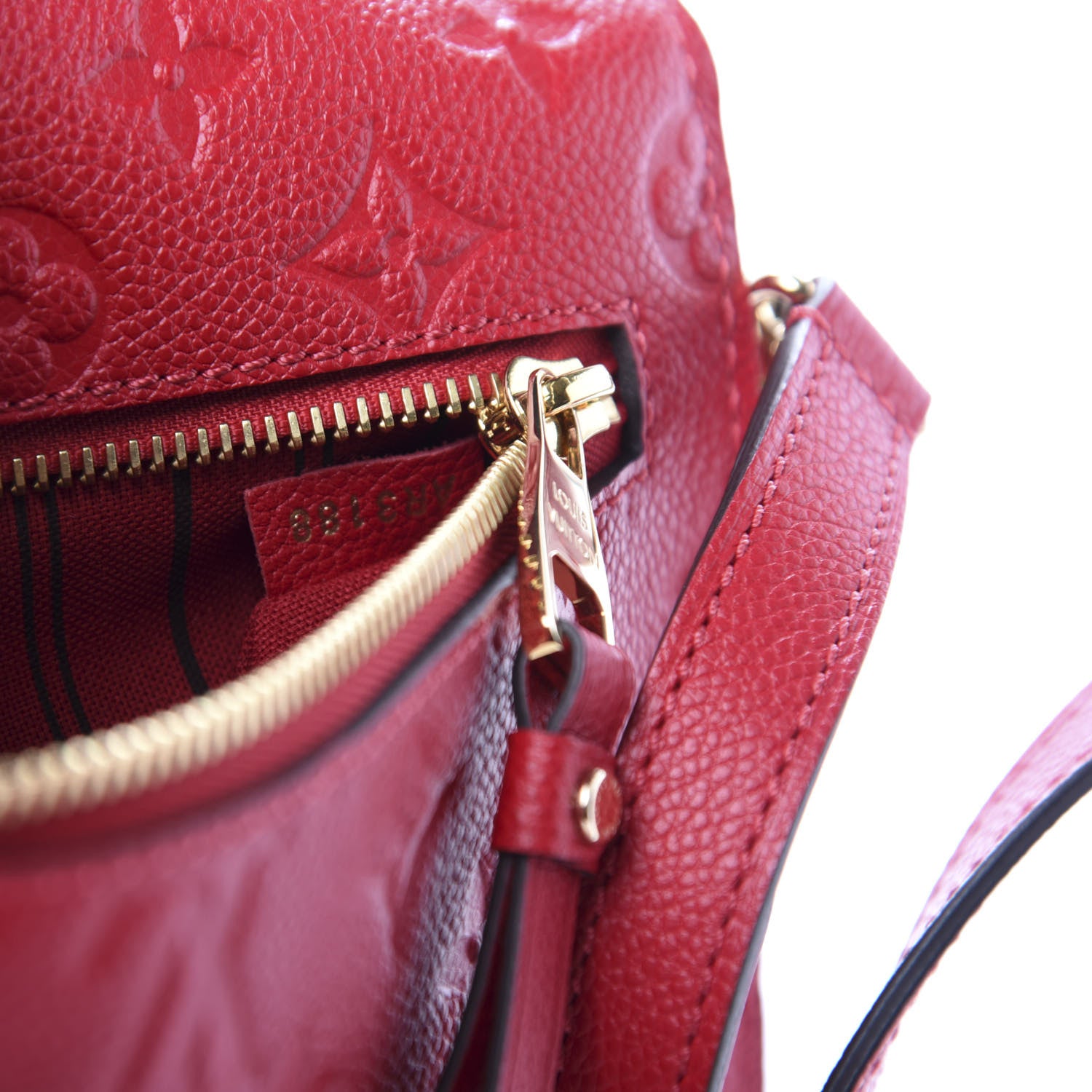 Louis Vuitton Empreinte Pochette Metis Scarlet 9 of 11
