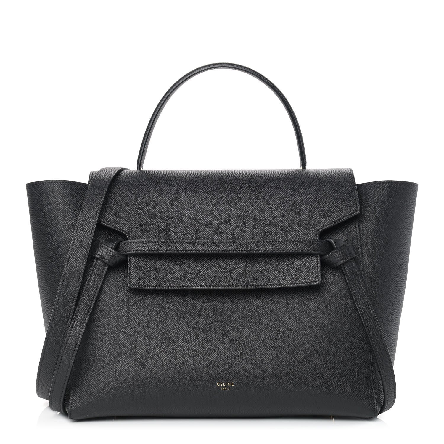 Celine Grained Calfskin Mini Belt Bag Black 1 of 13