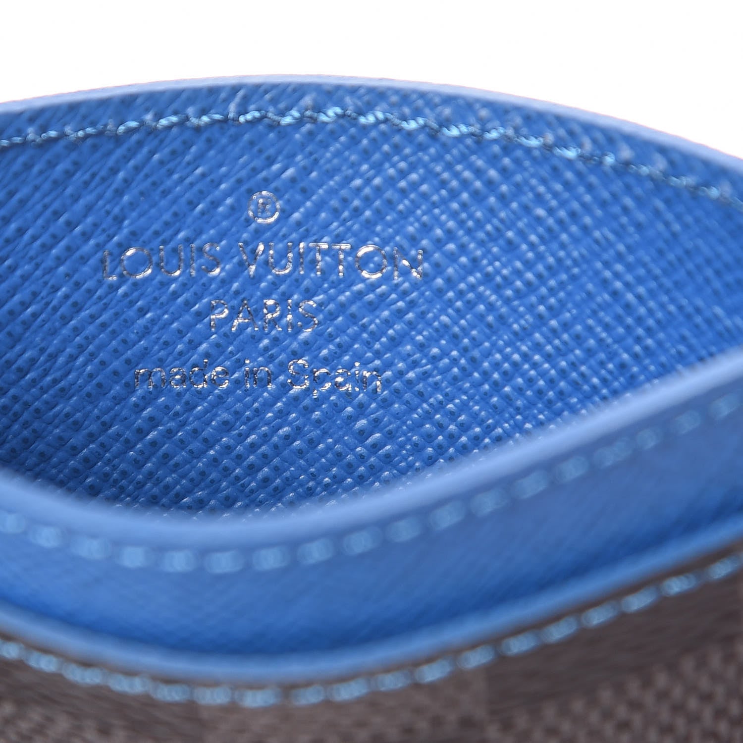 Louis Vuitton Damier Graphite Card Holder Blue 6 of 7
