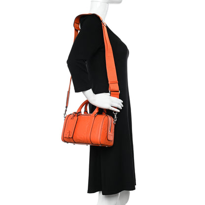 Gucci Piuma Calfskin Jumbo GG Embossed Mini Duffle Bag Good Orange 2 of 10