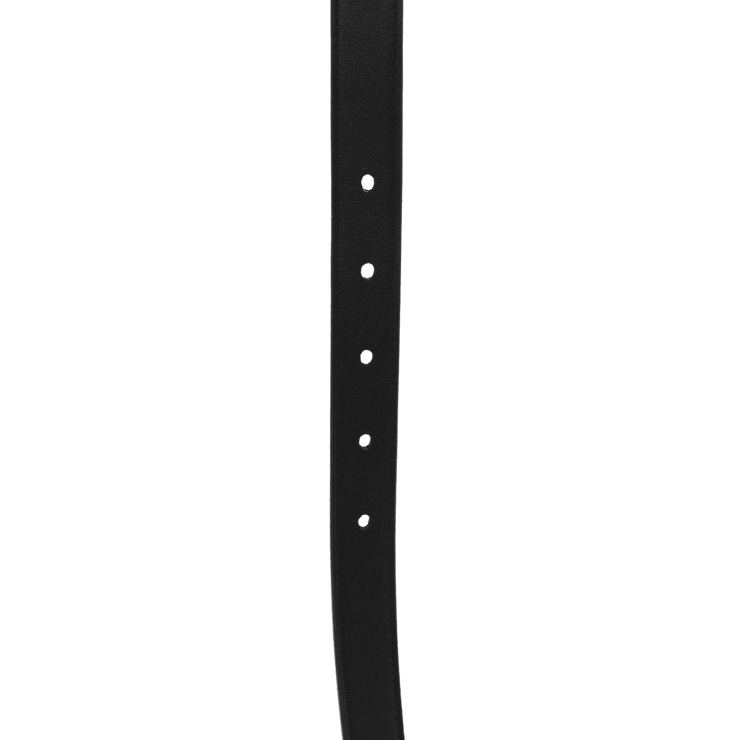 Smooth Calfskin Square Buckle Belt 80 32 Black