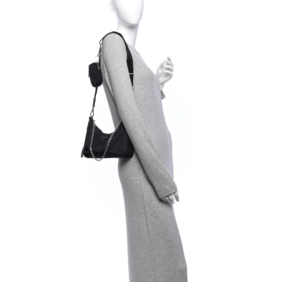 Nylon Re-Edition 2005 Shoulder Bag Black