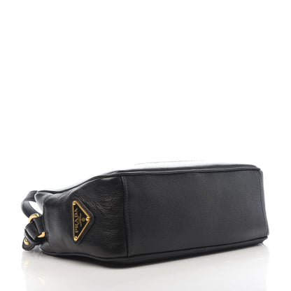 Prada Glace Calf Logo Crossbody Black 4 of 9
