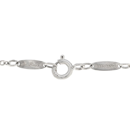 Tiffany Sterling Silver 22mm Elsa Peretti Open Heart Pendant Necklace 4 of 4