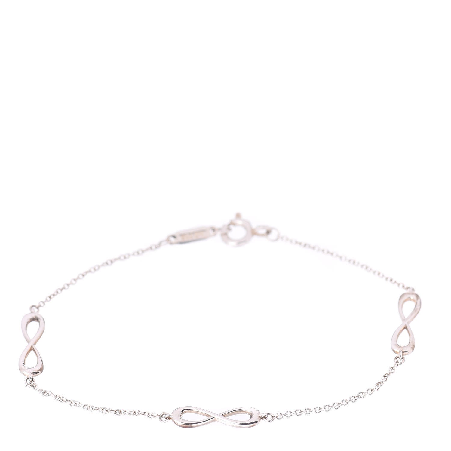 Tiffany Sterling Silver Infinity Endless Bracelet 1 of 4