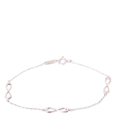 Tiffany Sterling Silver Infinity Endless Bracelet 1 of 4