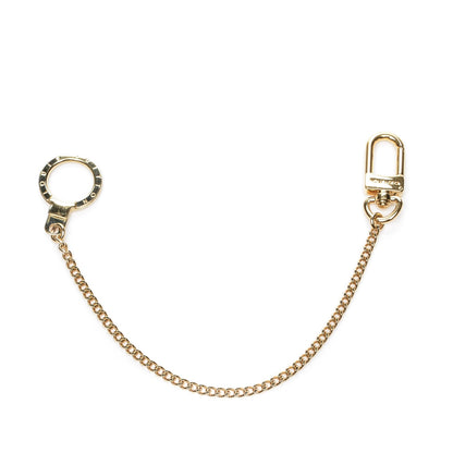 Louis Vuitton Metal Pochette Extender Key Ring Chain Gold 1 of 3