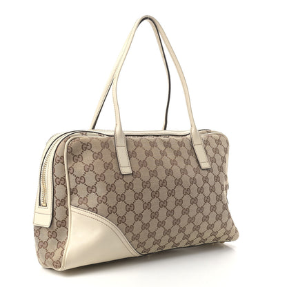 Gucci Monogram Medium New Britt Boston Off White 3 of 12