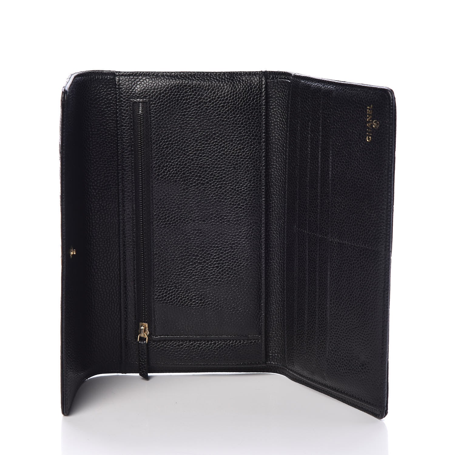 Chanel Caviar Quilted Large Flap Wallet Black 5 of 9