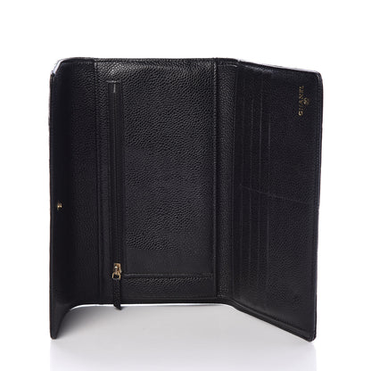 Chanel Caviar Quilted Large Flap Wallet Black 5 of 9