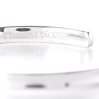 Tiffany Sterling Silver Narrow 1837 Cuff Bracelet 4 of 5