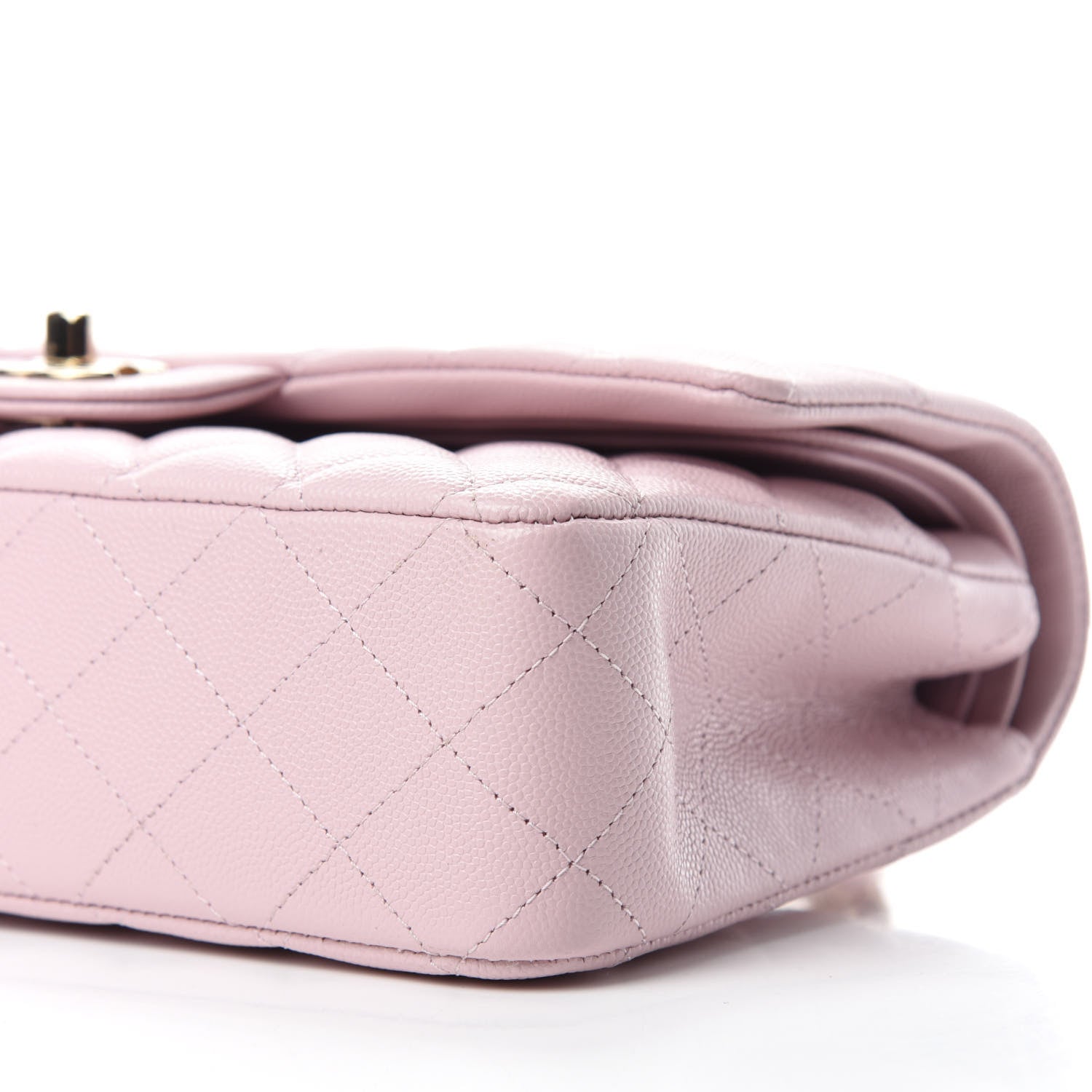 Chanel Caviar Quilted Medium Double Flap Light Pink 7 of 11