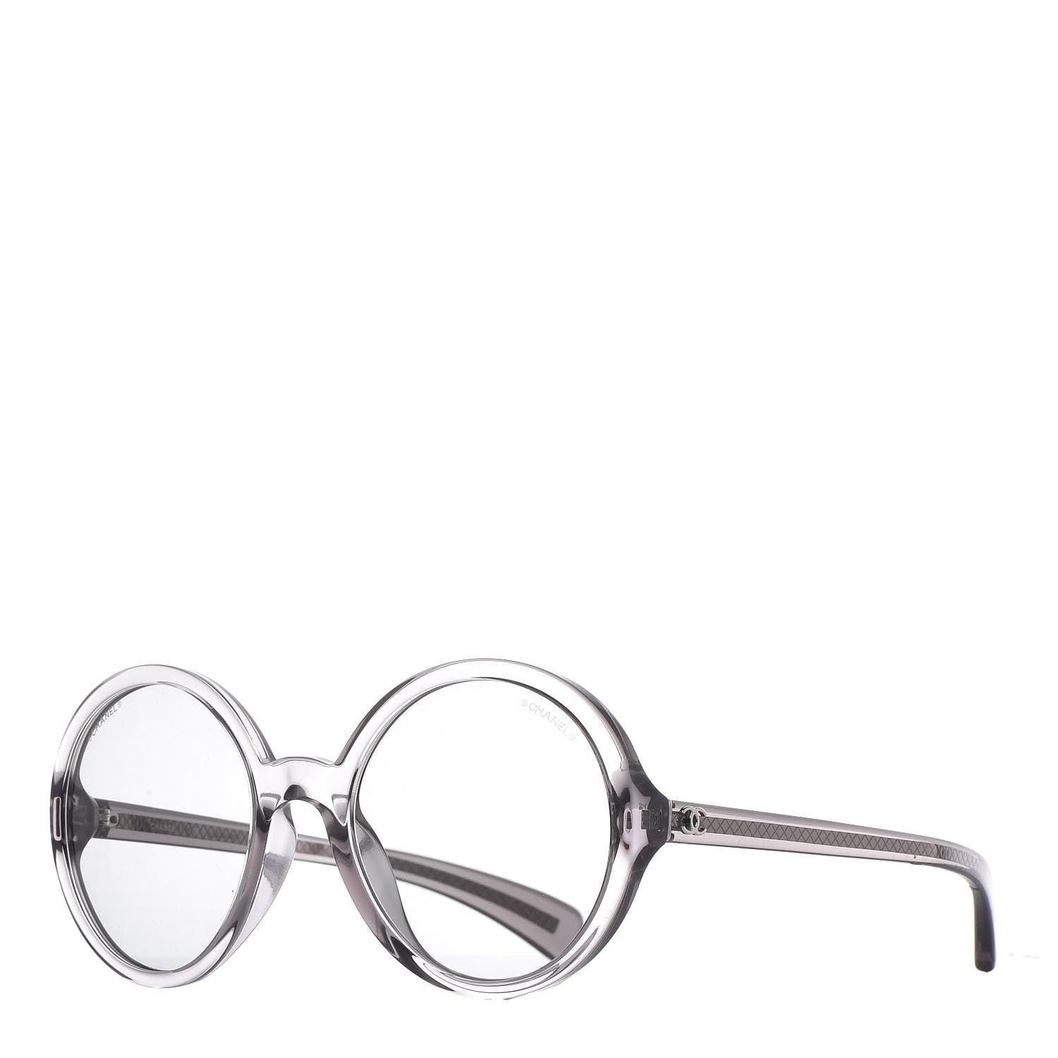 Chanel Acetate Round Sunglasses 4220 Grey 1 of 7
