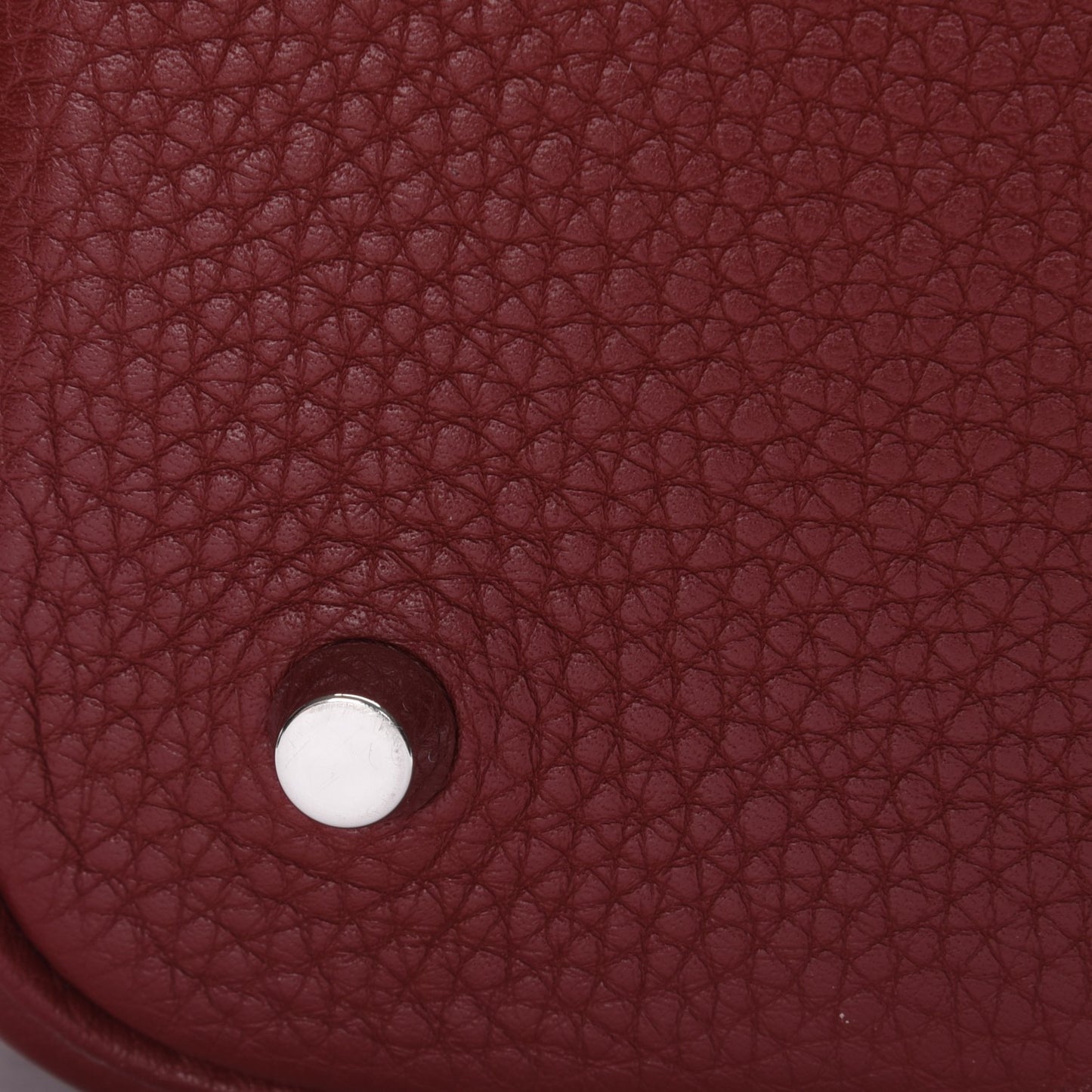 Taurillon Clemence Swift Picotin Lock 22 MM Rouge H Brique