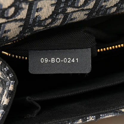 Christian Dior Oblique 30 Montaigne Flap Bag Blue 7 of 19