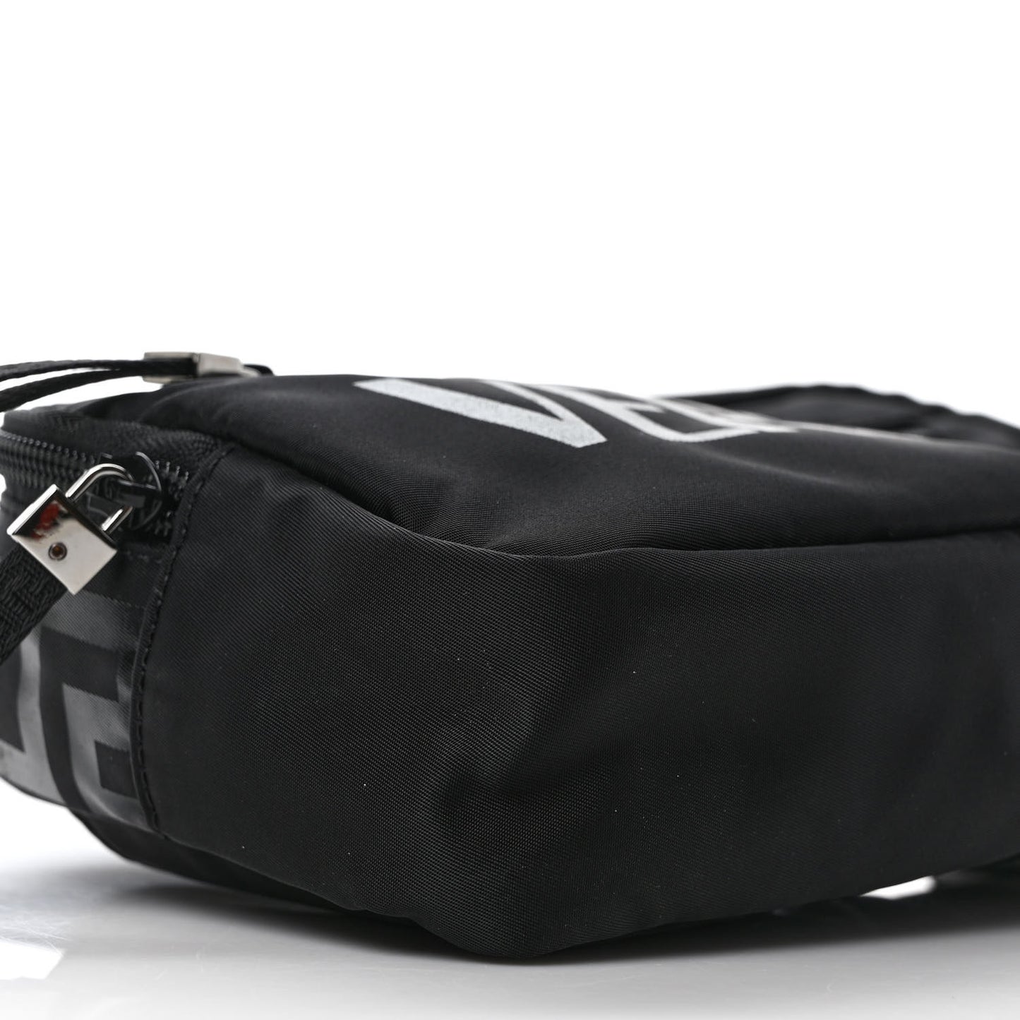 Nylon Logo Belt Bag Black